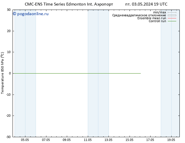 Temp. 850 гПа CMC TS сб 04.05.2024 07 UTC