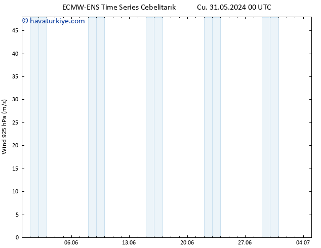 Rüzgar 925 hPa ALL TS Cu 31.05.2024 06 UTC