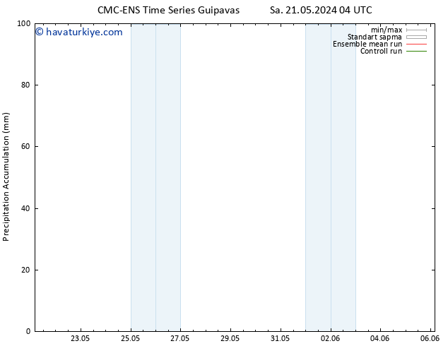 Toplam Yağış CMC TS Sa 21.05.2024 16 UTC