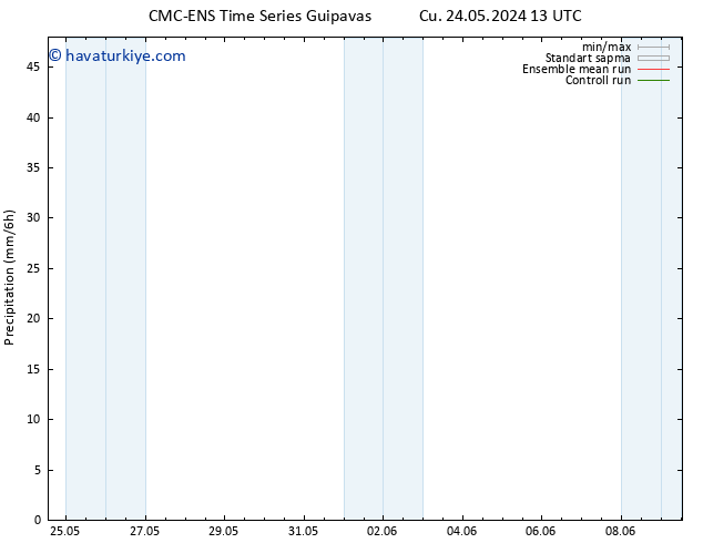 Yağış CMC TS Cu 24.05.2024 13 UTC