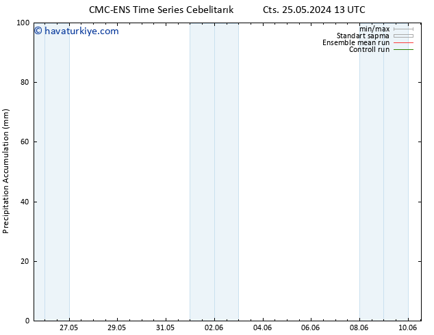 Toplam Yağış CMC TS Cts 01.06.2024 13 UTC