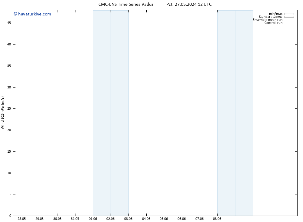 Rüzgar 925 hPa CMC TS Çar 05.06.2024 12 UTC