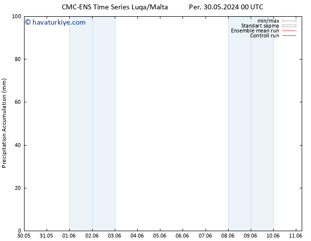 Toplam Yağış CMC TS Per 30.05.2024 18 UTC