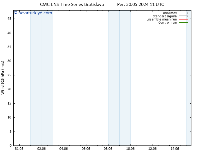 Rüzgar 925 hPa CMC TS Cu 31.05.2024 11 UTC