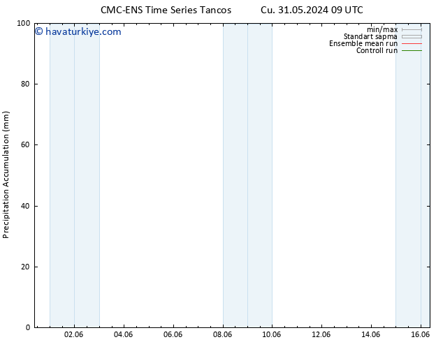 Toplam Yağış CMC TS Cu 31.05.2024 15 UTC