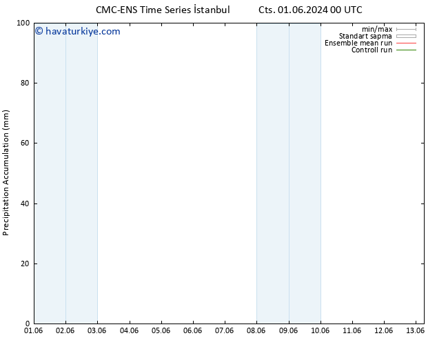 Toplam Yağış CMC TS Cts 01.06.2024 06 UTC