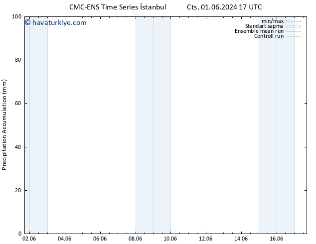 Toplam Yağış CMC TS Cu 07.06.2024 17 UTC