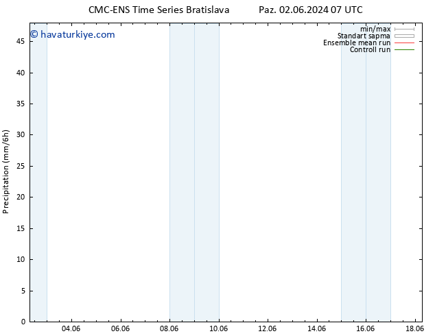 Yağış CMC TS Paz 09.06.2024 19 UTC