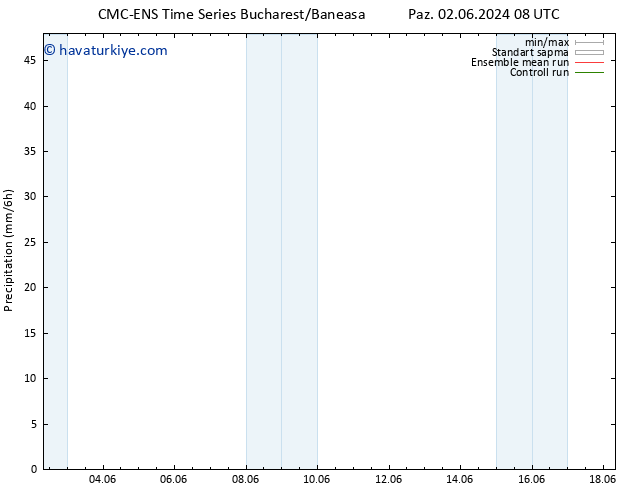 Yağış CMC TS Paz 02.06.2024 08 UTC