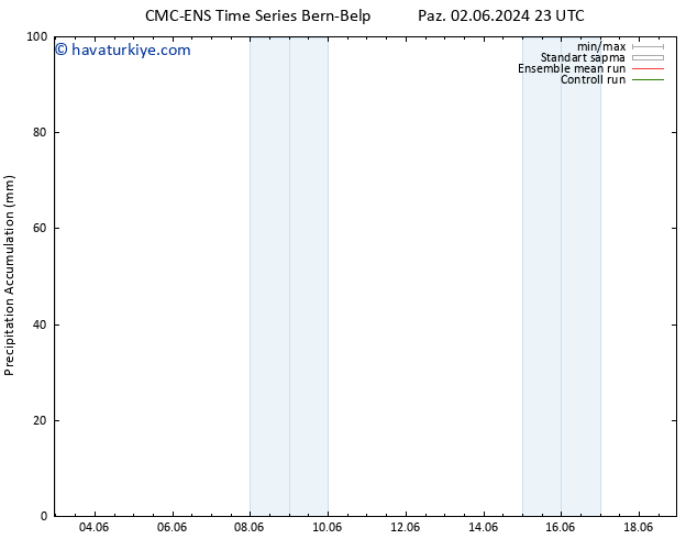 Toplam Yağış CMC TS Paz 09.06.2024 17 UTC