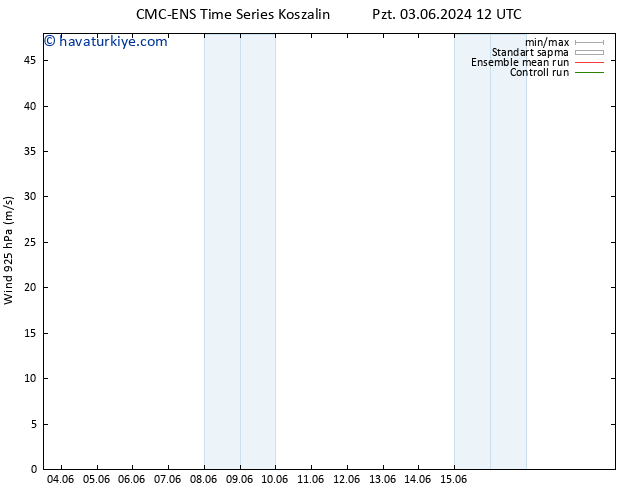 Rüzgar 925 hPa CMC TS Cts 15.06.2024 12 UTC