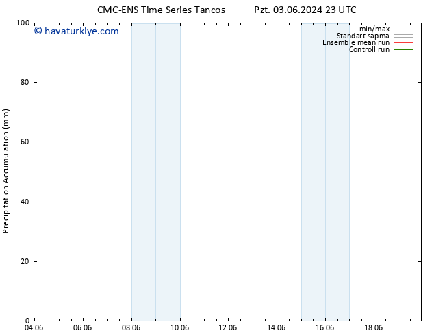 Toplam Yağış CMC TS Paz 16.06.2024 05 UTC