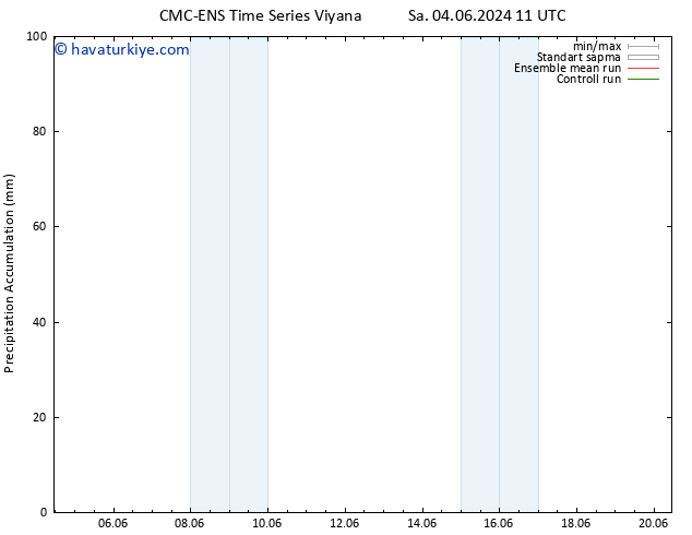 Toplam Yağış CMC TS Çar 12.06.2024 23 UTC