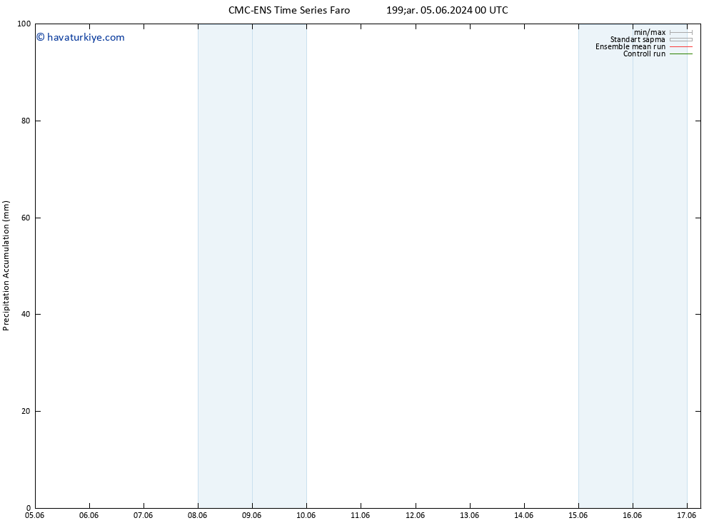 Toplam Yağış CMC TS Çar 05.06.2024 06 UTC