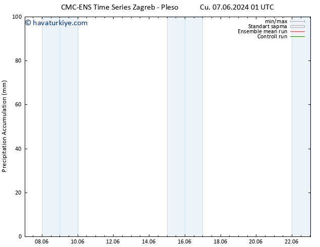 Toplam Yağış CMC TS Pzt 17.06.2024 13 UTC
