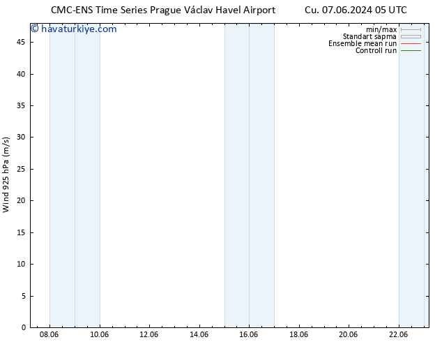 Rüzgar 925 hPa CMC TS Pzt 17.06.2024 17 UTC