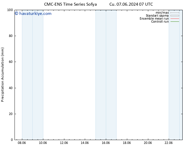 Toplam Yağış CMC TS Paz 09.06.2024 07 UTC