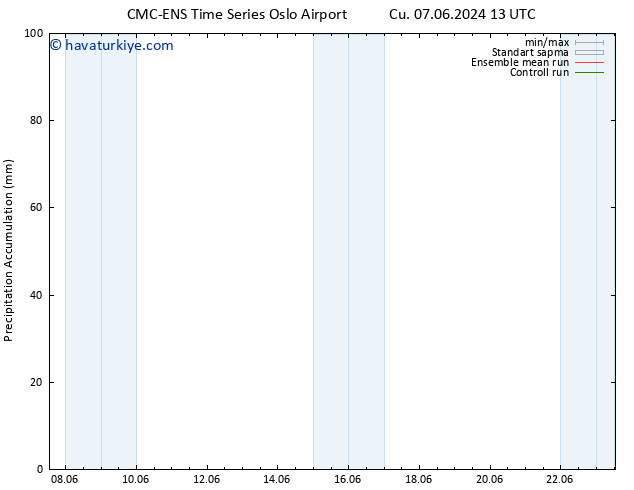 Toplam Yağış CMC TS Cts 08.06.2024 13 UTC