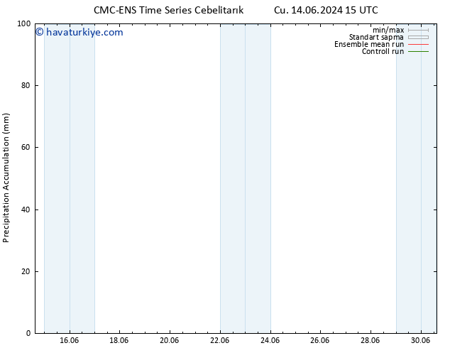 Toplam Yağış CMC TS Cts 15.06.2024 03 UTC