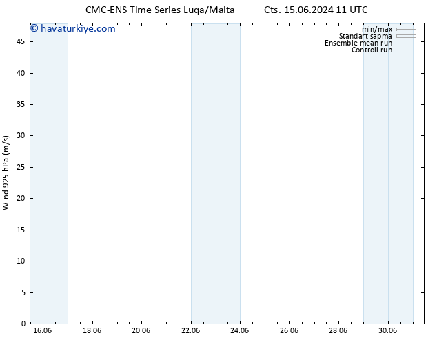 Rüzgar 925 hPa CMC TS Cts 22.06.2024 17 UTC