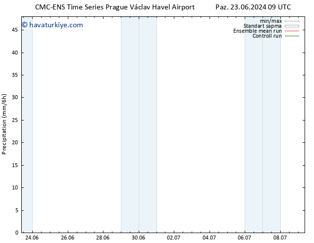 Yağış CMC TS Paz 23.06.2024 09 UTC