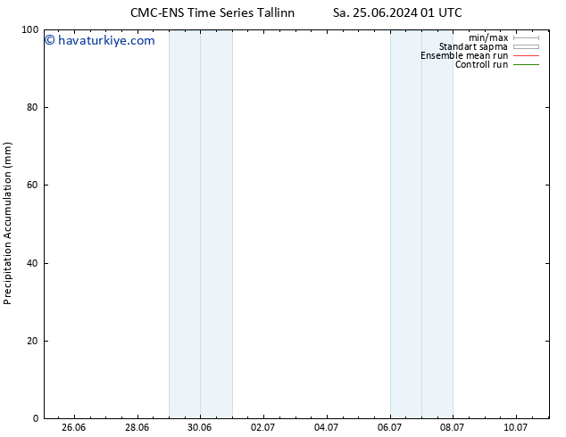 Toplam Yağış CMC TS Pzt 01.07.2024 19 UTC