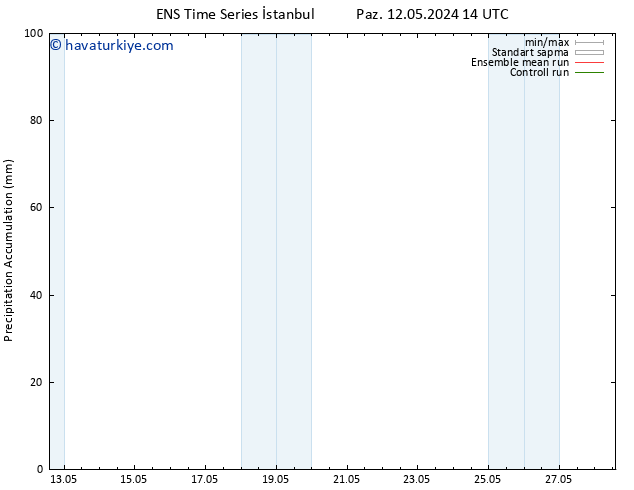 Toplam Yağış GEFS TS Paz 12.05.2024 20 UTC