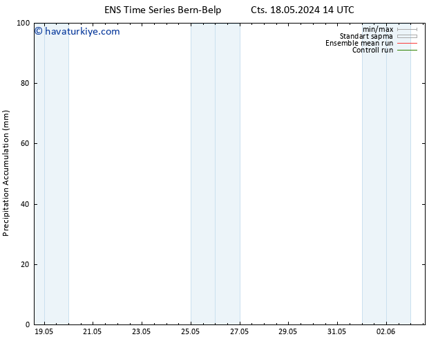 Toplam Yağış GEFS TS Cts 18.05.2024 20 UTC