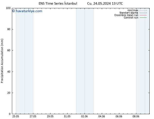 Toplam Yağış GEFS TS Cu 24.05.2024 19 UTC