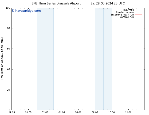 Toplam Yağış GEFS TS Paz 09.06.2024 11 UTC