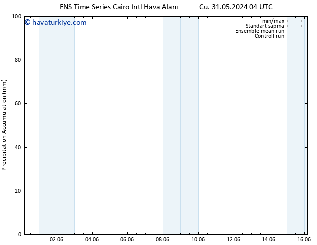 Toplam Yağış GEFS TS Cu 31.05.2024 22 UTC
