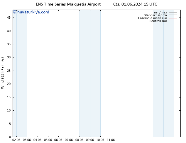 Rüzgar 925 hPa GEFS TS Pzt 17.06.2024 15 UTC