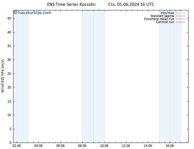 Rüzgar 925 hPa GEFS TS Çar 05.06.2024 16 UTC