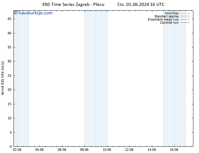 Rüzgar 925 hPa GEFS TS Pzt 10.06.2024 16 UTC