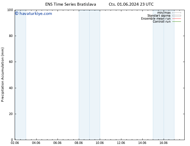 Toplam Yağış GEFS TS Sa 04.06.2024 23 UTC