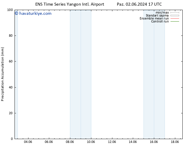 Toplam Yağış GEFS TS Çar 12.06.2024 17 UTC