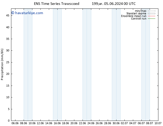 Yağış GEFS TS Pzt 10.06.2024 12 UTC