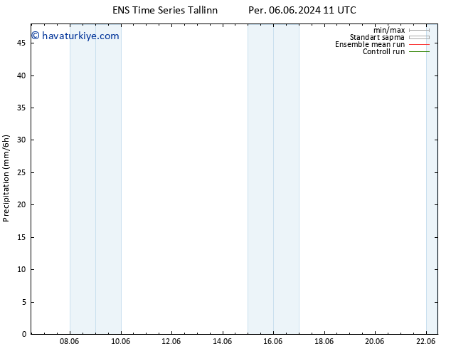 Yağış GEFS TS Pzt 10.06.2024 11 UTC