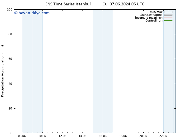 Toplam Yağış GEFS TS Pzt 10.06.2024 05 UTC