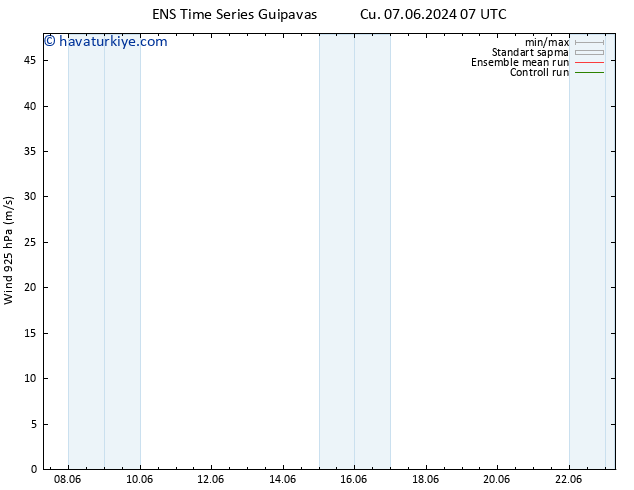 Rüzgar 925 hPa GEFS TS Cts 15.06.2024 07 UTC