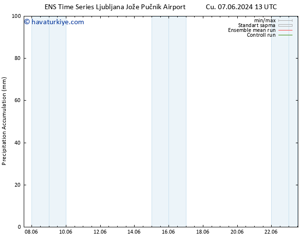 Toplam Yağış GEFS TS Cu 07.06.2024 19 UTC