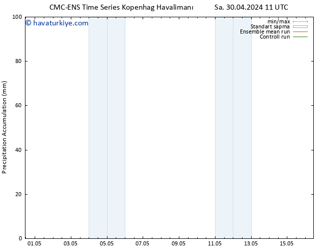 Toplam Yağış CMC TS Sa 30.04.2024 17 UTC