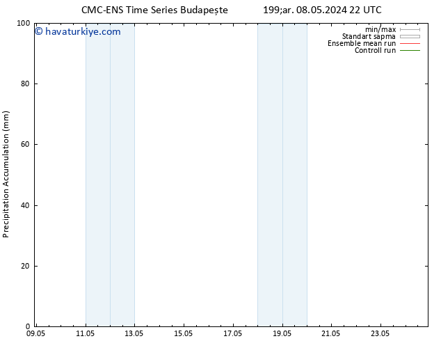 Toplam Yağış CMC TS Cts 11.05.2024 22 UTC