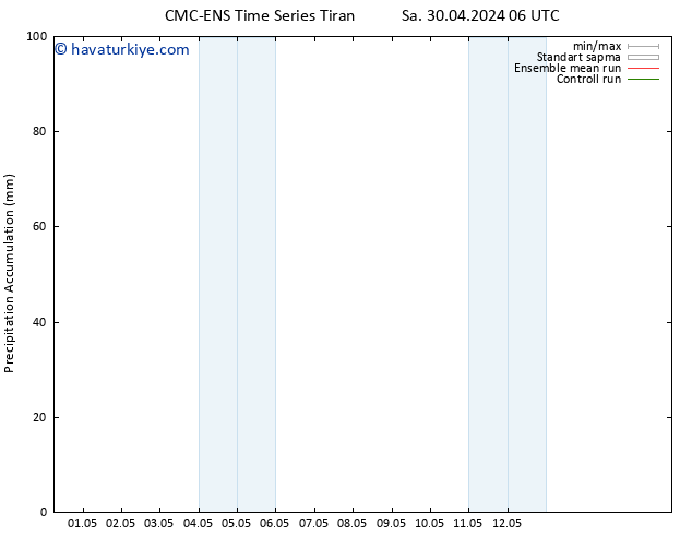 Toplam Yağış CMC TS Sa 30.04.2024 18 UTC