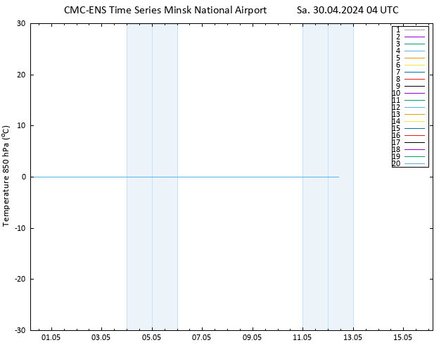 850 hPa Sıc. CMC TS Sa 30.04.2024 04 UTC