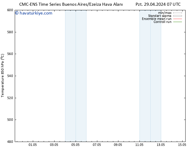 500 hPa Yüksekliği CMC TS Sa 30.04.2024 19 UTC