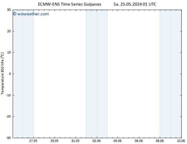 Temp. 850 hPa ALL TS Sa 25.05.2024 13 UTC