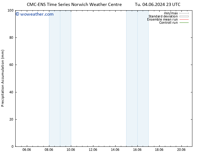 Precipitation accum. CMC TS Th 13.06.2024 11 UTC