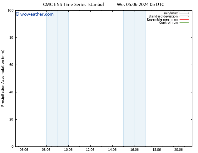 Precipitation accum. CMC TS Sa 08.06.2024 17 UTC