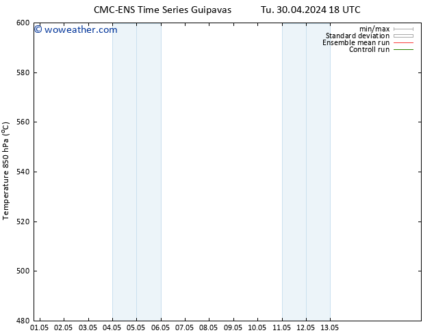 Height 500 hPa CMC TS We 01.05.2024 18 UTC